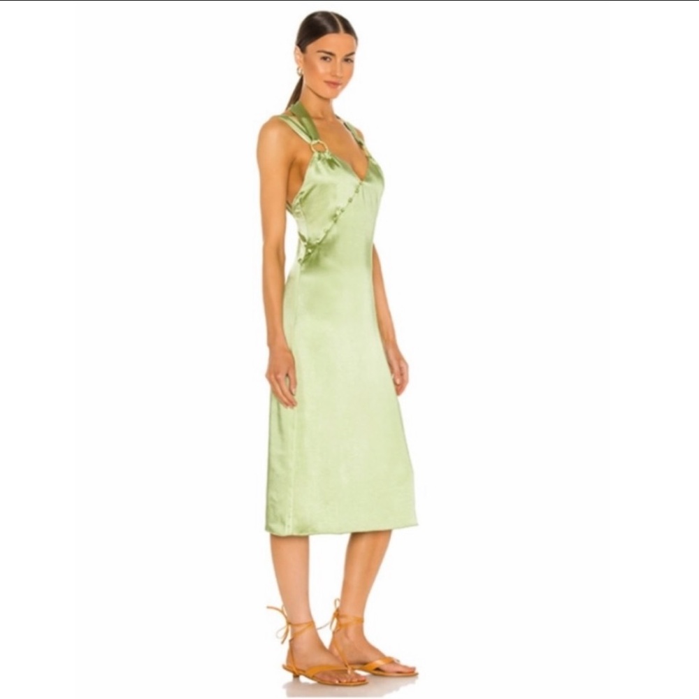 Song of Style - Emma Dress in Pistachios Green